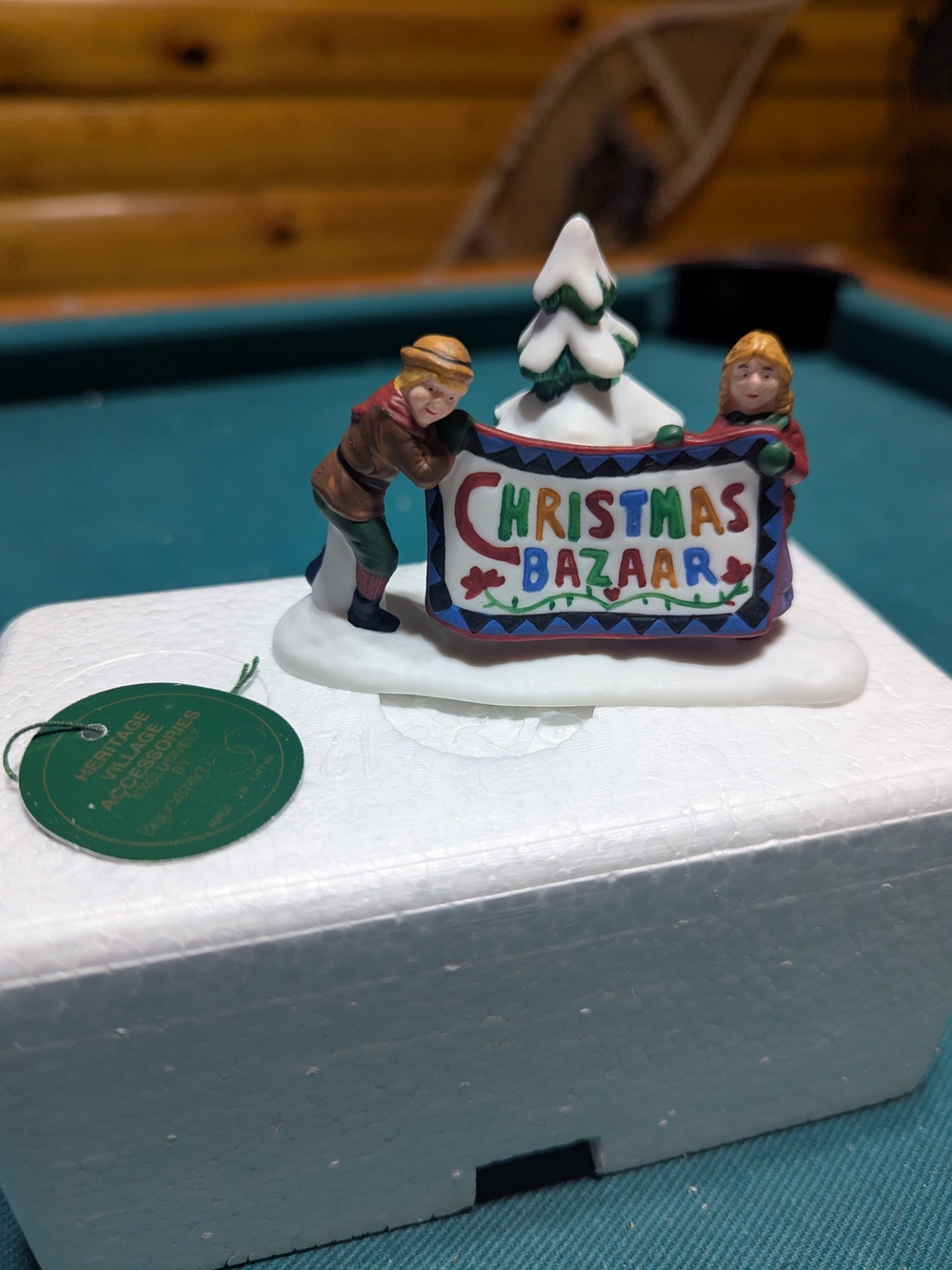 Department 56 - The Heritage Village - Christmas Bazaar...Sign